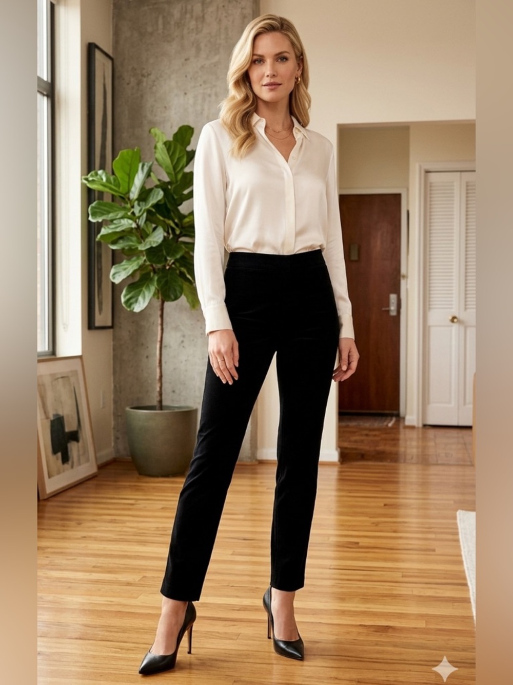 White House Black Market Straight Pants